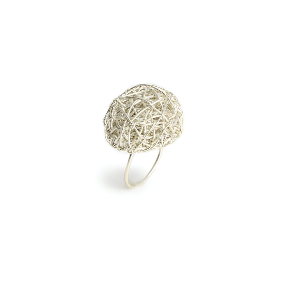 So, StylishRing, Purely Wired Collection, Small rings, Sterling Silver, Ring, Sheila Westera Jewellery, jewelry, one-of-a-kind, unique, wearable art, London design, Swiss made