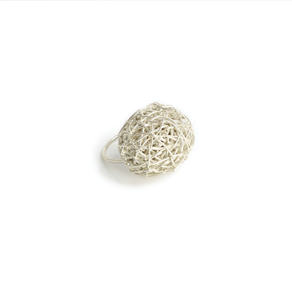 So, StylishRing, Purely Wired Collection, Small rings, sterling silver, silver, Ring, Sheila Westera Jewellery, jewelry, one-of-a-kind, unique, wearable art, London design, Swiss made