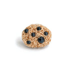 cool ring, sheila westera, giuseppe bini, rose gold , onyx, jewel, jewels, cocktailhour, mens ring